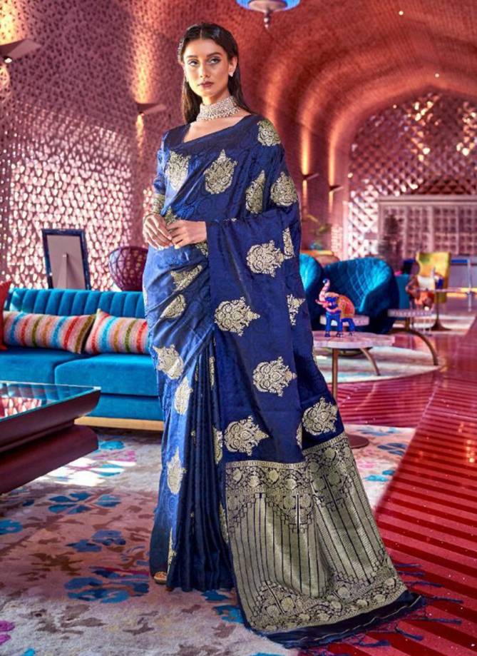 RAJTEX KAASHIKA SILK Latest Fancy Designer Heavy Party Wedding Wear Silk Stylish Saree Collection